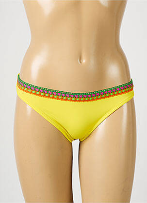 Chiloți de baie galben ANTIGEL femeie