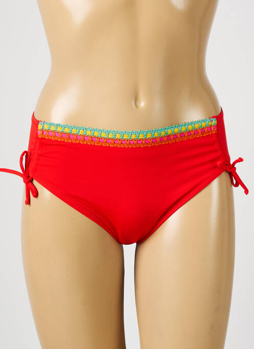 Chiloți de baie roșu ANTIGEL femeie