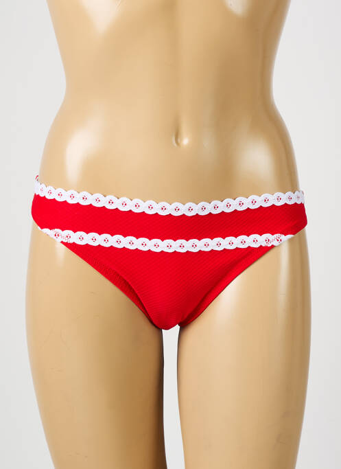 Chiloți de baie roșu ANTIGEL femeie