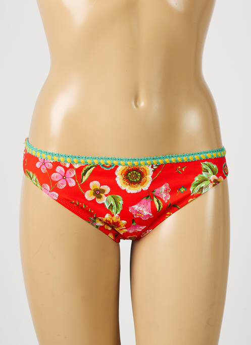 Chiloți de baie roșu ANTIGEL femeie