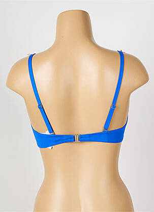 Sutien de costum de baie elasticitate top sutien modelat albastru ANTIGEL femeie