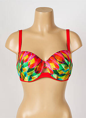 Sutien de costum de baie top sutien modelat top sutien modelat roșu ANTIGEL femeie
