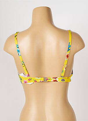 Sutien de costum de baie elasticitate top sutien modelat galben ANTIGEL femeie