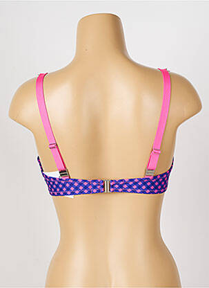 Sutien de costum de baie elasticitate top sutien modelat roz ANTIGEL femeie