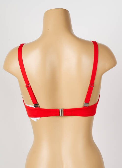 Sutien de costum de baie roșu ANTIGEL femeie