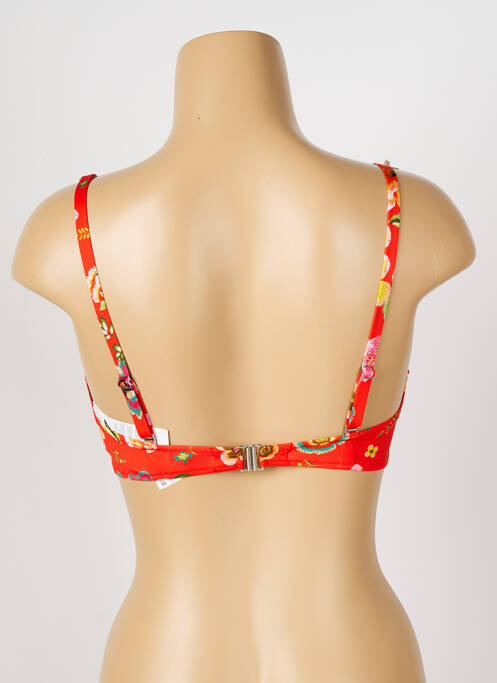 Sutien de costum de baie roșu ANTIGEL femeie