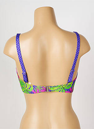 Sutien de costum de baie elasticitate top bentiță violet ANTIGEL femeie