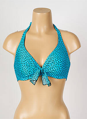 Sutien de costum de baie albastru ANTIGEL femeie