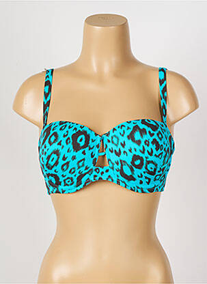 Sutien de costum de baie albastru ANTIGEL femeie