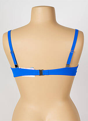 Sutien de costum de baie elasticitate top sutien modelat albastru ANTIGEL femeie