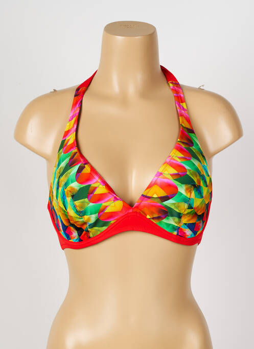 Sutien de costum de baie roșu ANTIGEL femeie