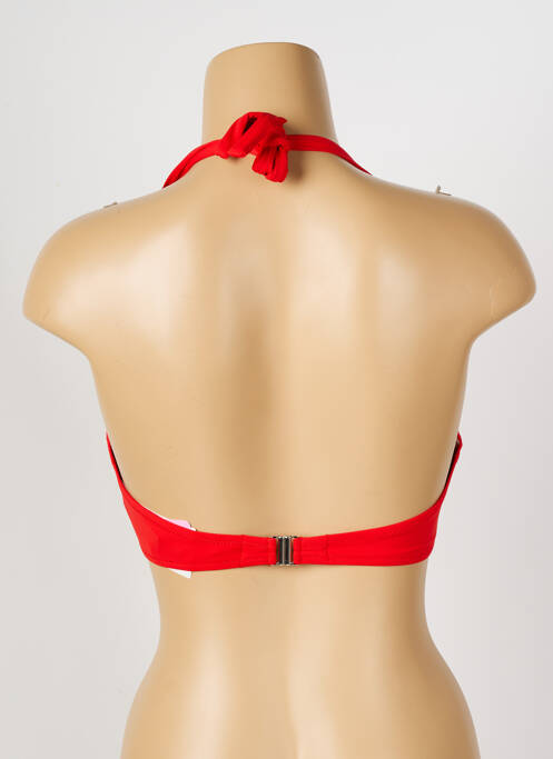 Sutien de costum de baie roșu ANTIGEL femeie