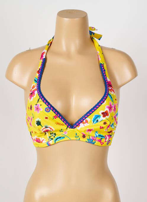 Sutien de costum de baie galben ANTIGEL femeie