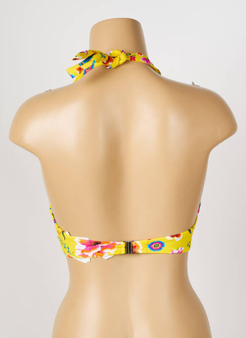Sutien de costum de baie galben ANTIGEL femeie