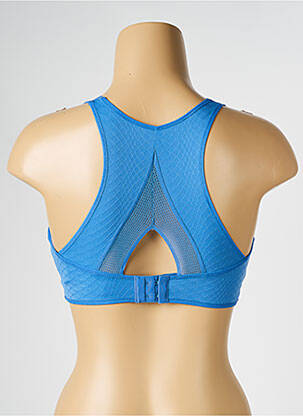 Sutien efect material satinat sutiene albastru PASSIONATA femeie