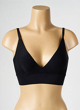 Sutien efect material satinat sutiene negru CHANTELLE femeie
