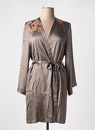 Halat de casă maro MARJOLAINE femeie