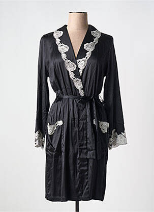 Halat de casă negru MARJOLAINE femeie