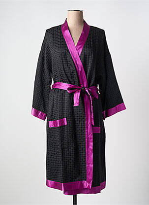 Halat de casă negru MARJOLAINE femeie