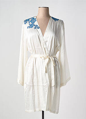 Halat de casă alb MARJOLAINE femeie
