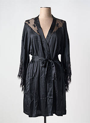 Halat de casă negru MARJOLAINE femeie