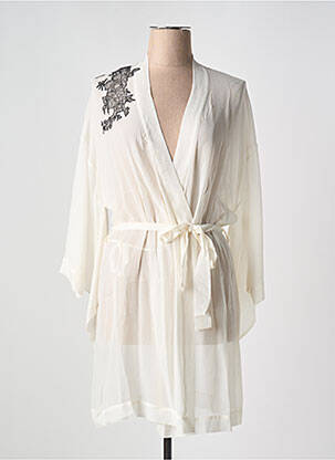 Halat de casă alb MARJOLAINE femeie