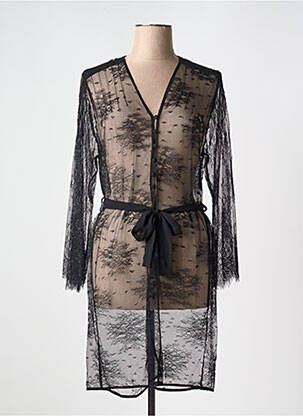 Halat de casă negru MARJOLAINE femeie