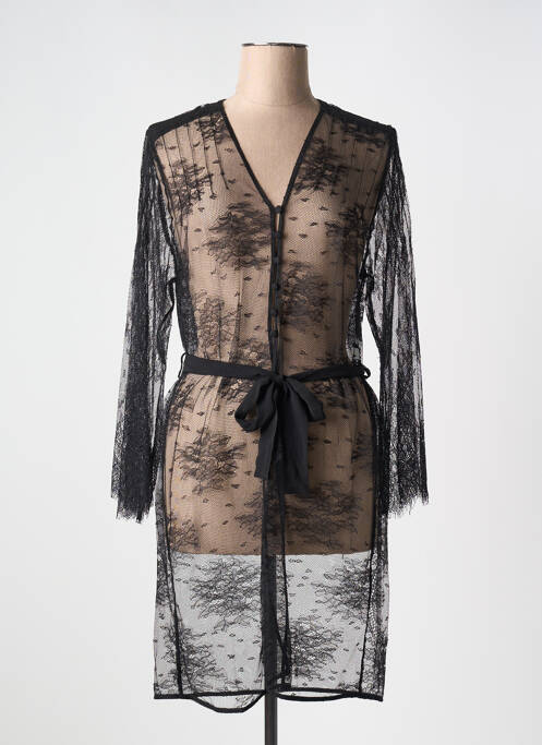 Halat de casă negru MARJOLAINE femeie