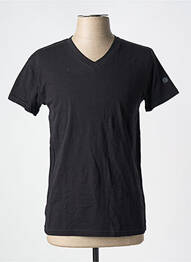 Tricou croială cambrată mâneci scurte negru CANE bărbat