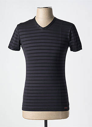 Tricou elasticitate mâneci scurte negru OLAF BENZ bărbat