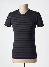 Tricou elasticitate mâneci scurte negru OLAF BENZ bărbat