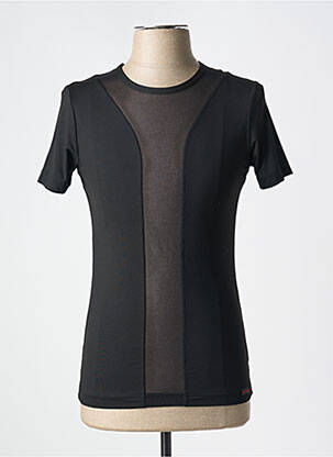 Tricou croială cambrată mâneci scurte negru OLAF BENZ bărbat