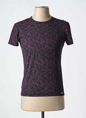 Tricou elasticitate mâneci scurte violet MANSTORE bărbat