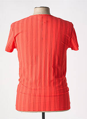 Tricou elasticitate mâneci scurte portocalie BODY ART bărbat
