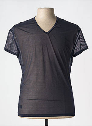 Tricou croială cambrată mâneci scurte albastru HOM bărbat