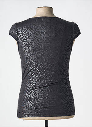 Tricou elasticitate mâneci scurte negru MANSTORE bărbat