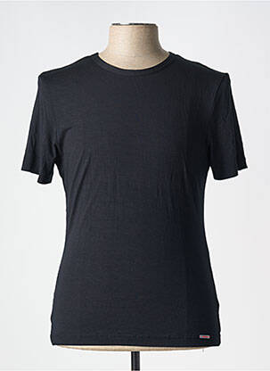 Tricou croială cambrată mâneci scurte negru OLAF BENZ bărbat