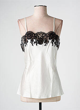 Top/Caraco alb MARJOLAINE femeie