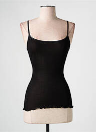 Top/caraco efect material satinat negru MADIVA femme