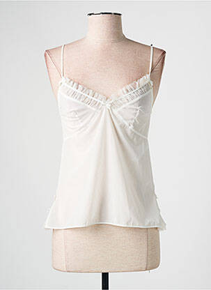 Top/caraco elasticitate alb CHANTAL THOMASS femeie