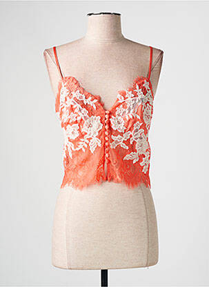 Top/Caraco portocaliu MARJOLAINE femeie