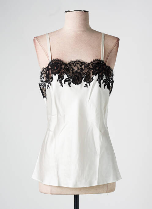 Top/Caraco alb MARJOLAINE femeie