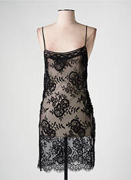Nuisetă/combinetă guler rotund negru MARJOLAINE femme
