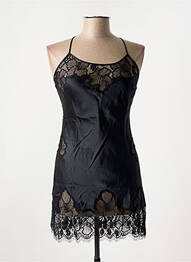 Nuisetă/combinetă guler rotund negru MARJOLAINE femme