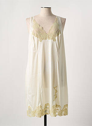 Jupon/fond de rochie broderie bej MARJOLAINE femeie