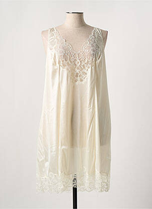 Jupon/fond de rochie broderie bej MARJOLAINE femeie