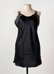 Nuisetă/combinetă efect material satinat negru MARJOLAINE femme