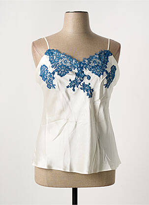 Top/Caraco alb MARJOLAINE femeie