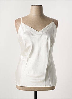 Top/Caraco alb MARJOLAINE femeie