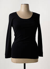 Tricou mâneci lungi mâneci lungi negru OSCALITO femme
